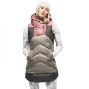 Indyeva Down Vest size Medium Driftwood
